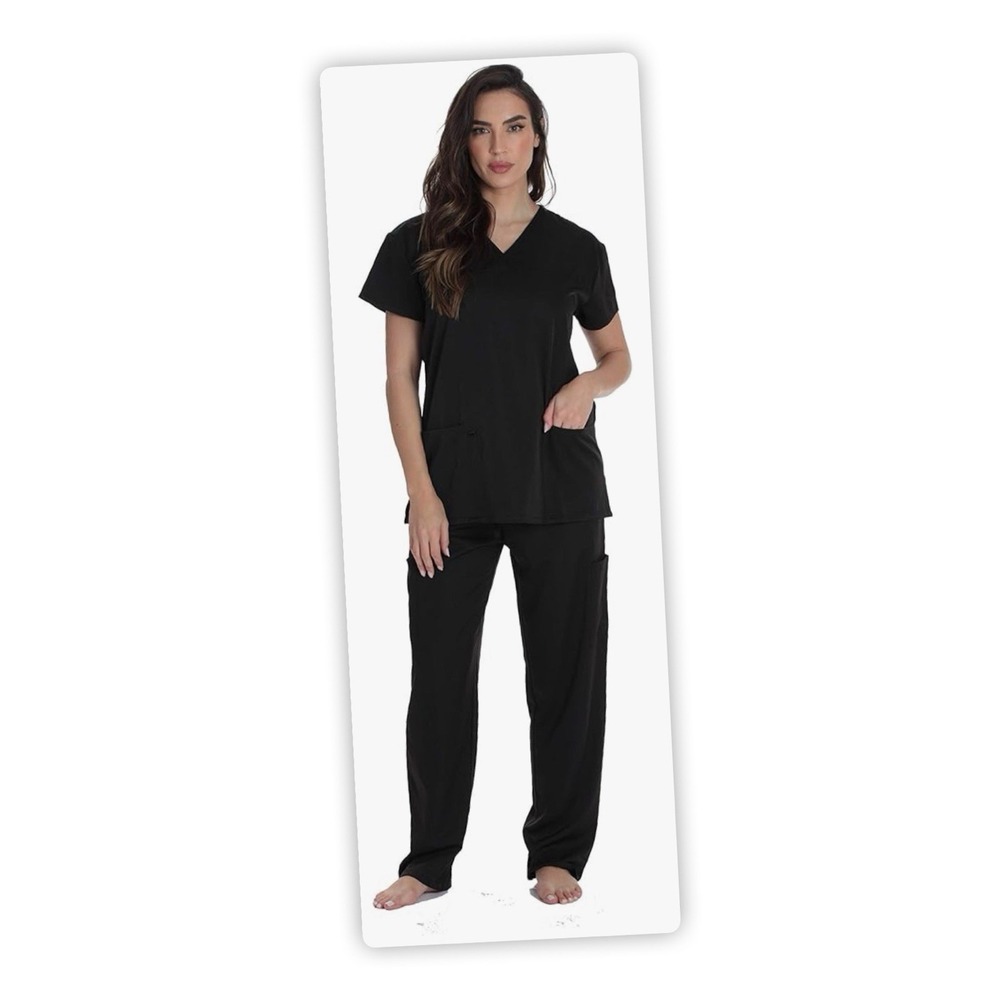 Just Love Women's Scrub Sets Medical Scrubs (Mock Wrap) , Size: M‎